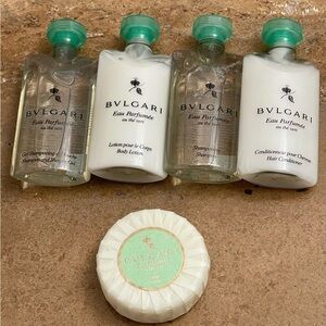 Bvlgari Eau Parfume Au The Vert  
Shower Gel 
Shampoo 
Conditioner
Body Lotion